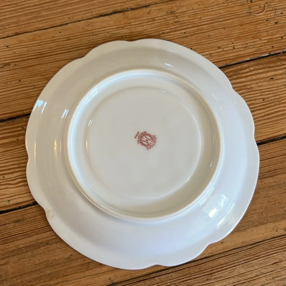 Noritake Orange and White Floral Serveware Set
